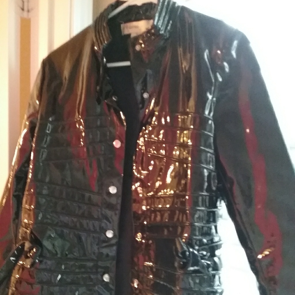 Black Latin coat